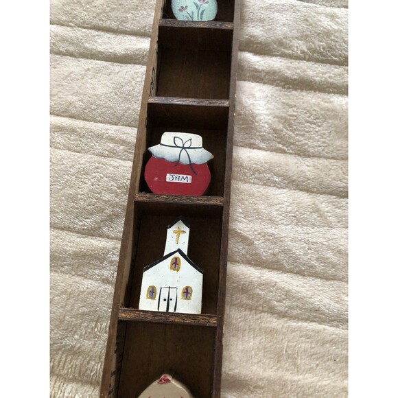 Back To School Teacher Theme Wooden Ruler Wall Decor 20” Folk Art - Picture 3 of 9